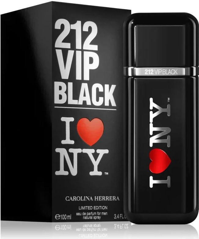 Carolina Herrera 212 VIP Black I Love NY parfémovaná voda pánská 100 ml