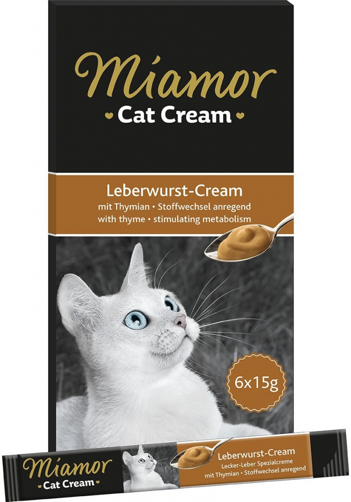 Miamor Cat Snack Cream jitrnice 6 x 15 g