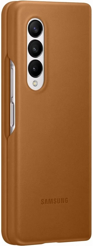 Samsung Leather Cover Galaxy Z Fold3 Camel EF-VF926LAEGWW