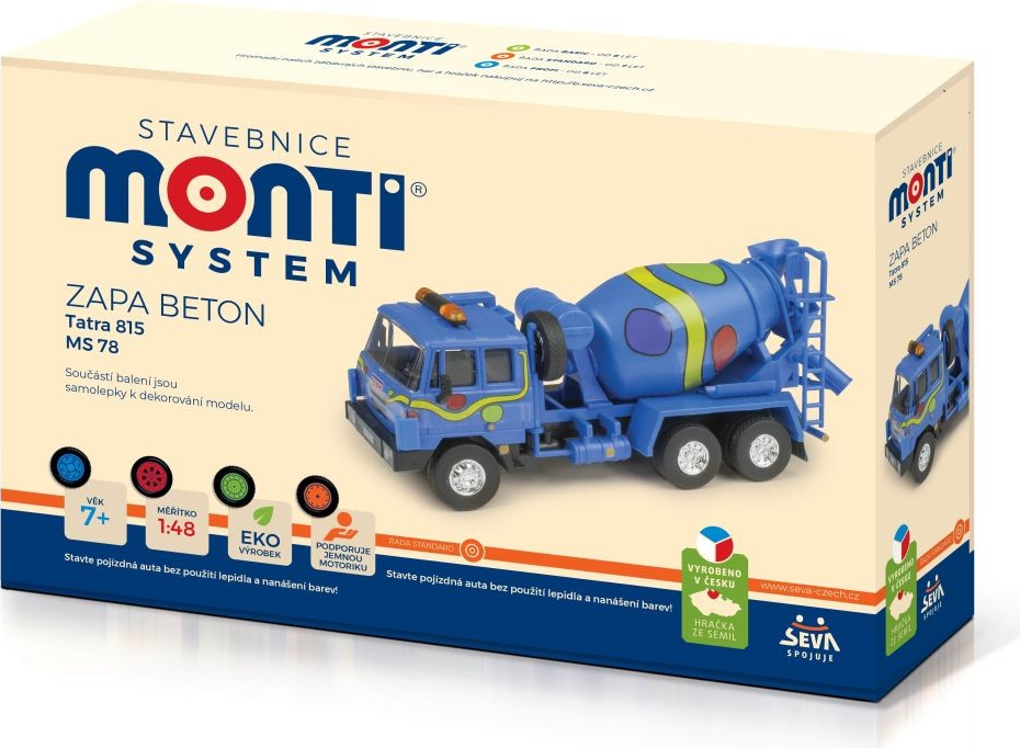 Monti System Seva Stavebnice MS 78 Tatra 815 Zapa beton 1:48