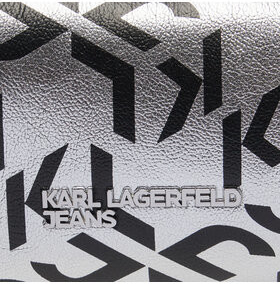 Karl Lagerfeld kabelka Jeans 240J3004 Silver