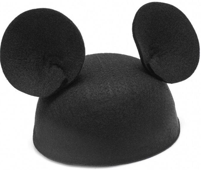 Klobouk maska Myška černý Mickey