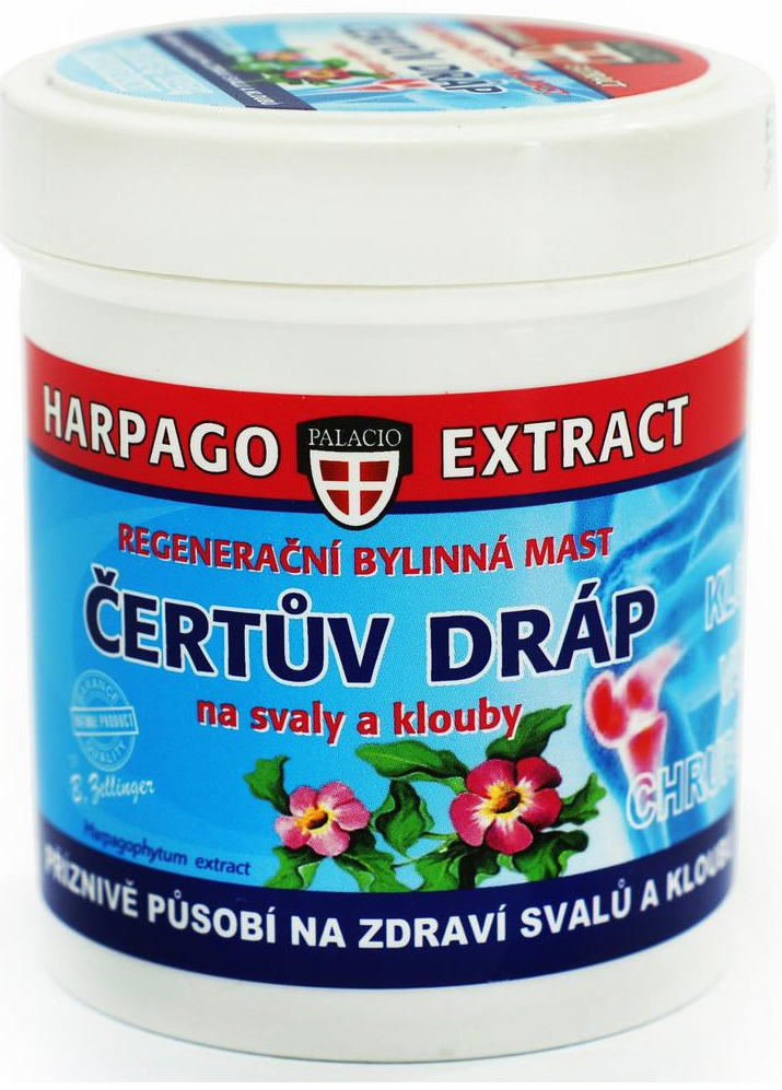 Palacio Čertův dráp masážní regenerační mast 125 ml