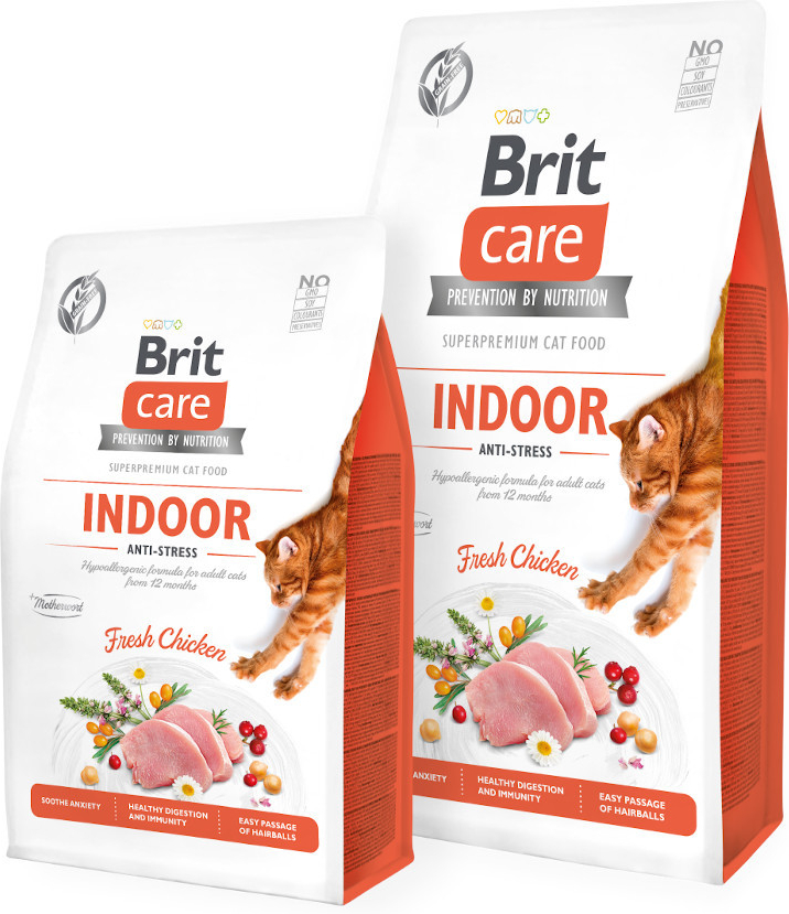 Brit Care Cat Grain-Free Indoor Anti-stress 4 kg