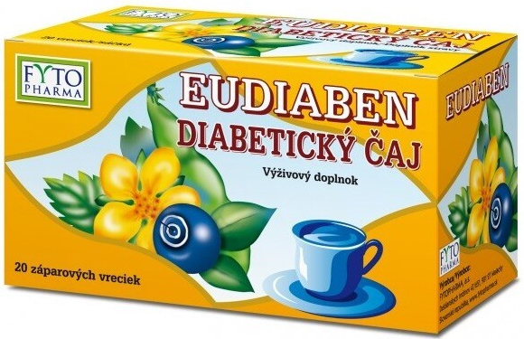 FYTO EUDIABEN diabetické ČAJ 20 x 1 g