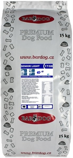 Bardog PREMIUM SENIOR LIGHT 15 kg