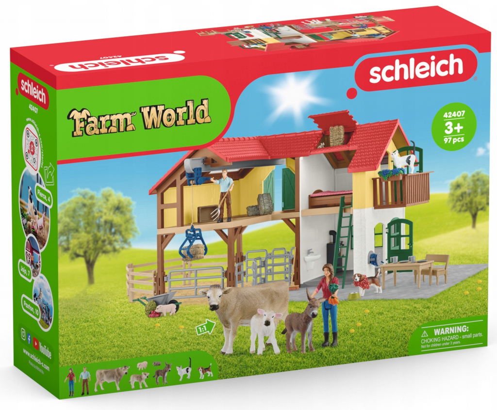 Schleich 4247 Velký statek s příslušenstvím