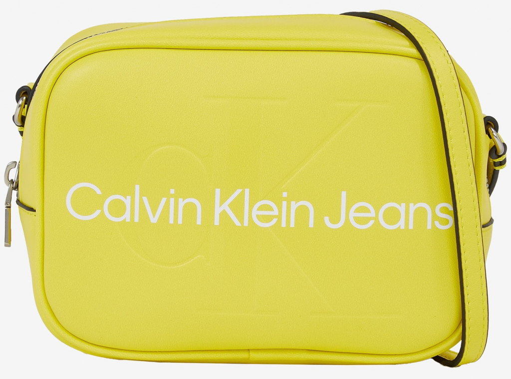 Calvin Klein Žlutá dámská crossbody kabelka Jeans