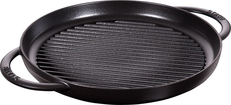 Staub Pánev grilovací kulatá 30 cm černá