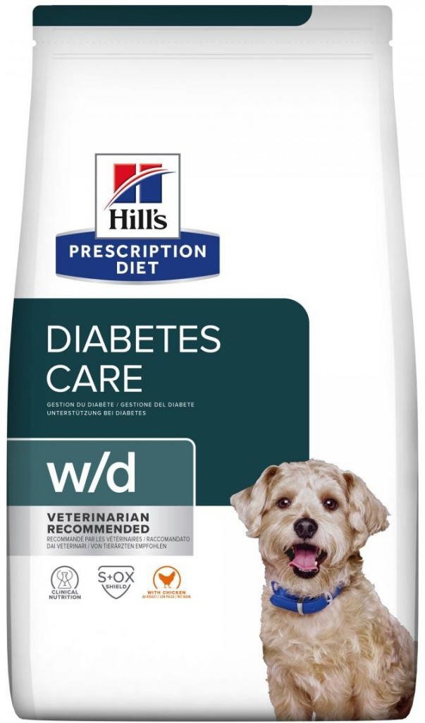 Hill’s Prescription Diet W/D Diabetes Care s kuřecím 10 kg