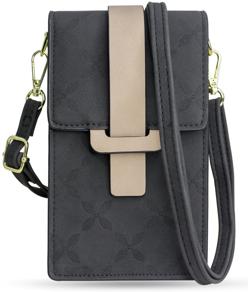 Černá dámská kabelka na mobil přes rameno Fancy bag typ 1