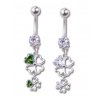Piercing chirurgická ocel a stříbro SBSC35
