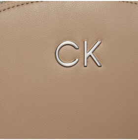 Calvin Klein kabelka Re-Lock Seasonal crossbody Md K60K611444 Silver Mink PFA