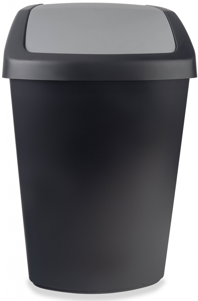 Curver SWING BIN 50L Odpadkový koš 40,6 x 34 x 66,8 cm černý 03987-Y09