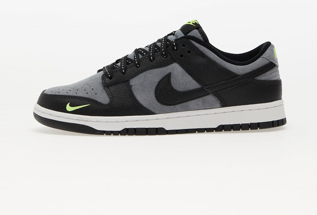 Nike Dunk Low Cool Grey/ Black-Volt-Reflect Silver