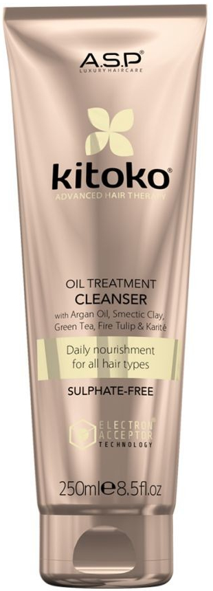 Affinage Kitoko Oil Treatment Cleanser Shampoo s arganovým olejem 250 ml