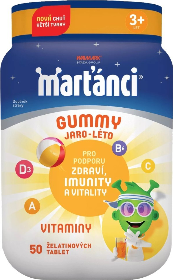 Walmark Marťánci Gummy JARO-LÉTO 50 tablet