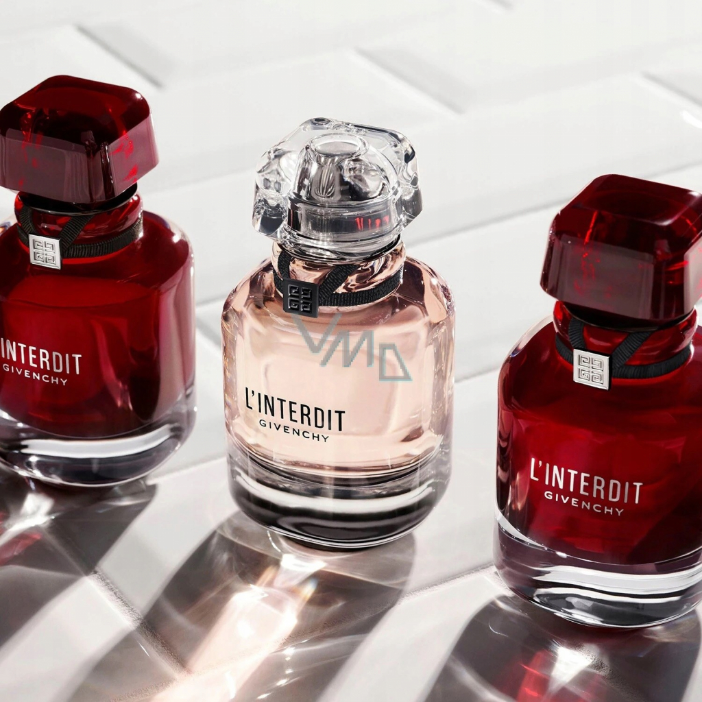 Givenchy L\'Interdit Eau de Parfum Rouge EDP 50 ml + Le Rouge Deep Velvet mini rtěnka N°37 Rouge Grainé 1,5 g, dárková sada