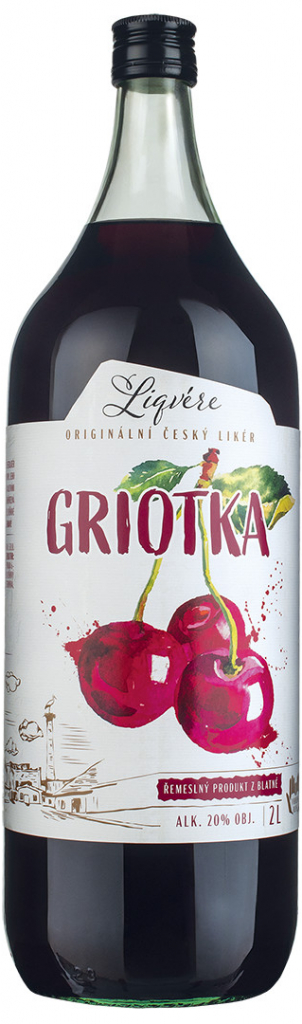 Liqvére Griotka 20% 2 l (holá láhev)