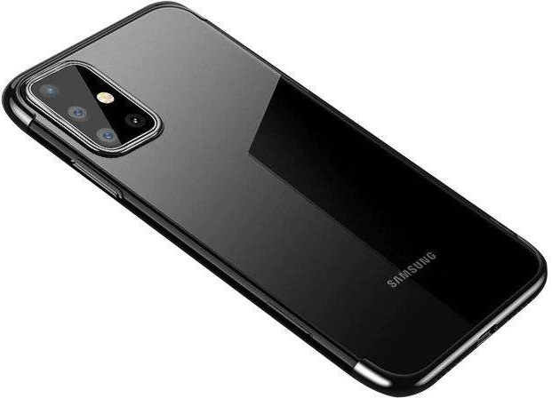 Pouzdro IZMAEL Clear Color s barevným lemem Samsung Galaxy A52 5G čiré