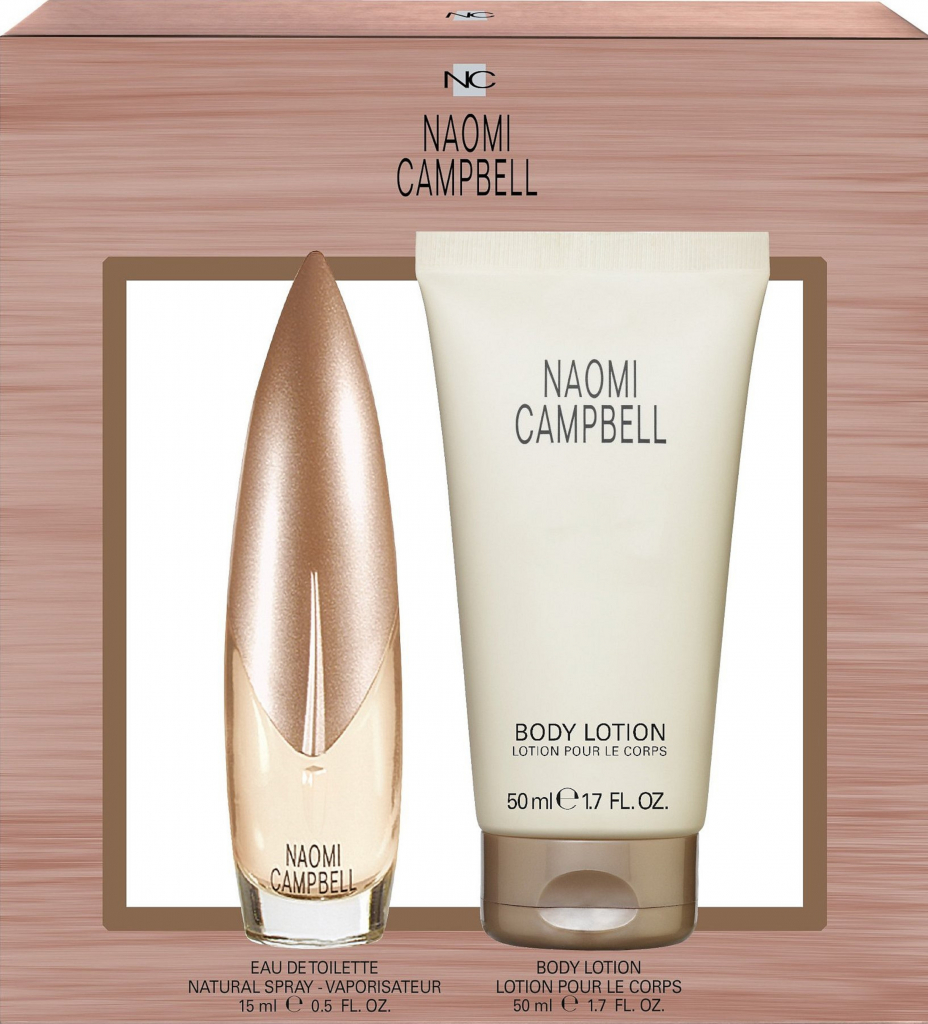 Naomi Campbell EDT 15 ml + tělové mléko 50 ml dárková sada
