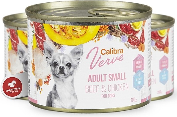 Calibra Dog Verve GF Adult Small Beef&Chick 200 g