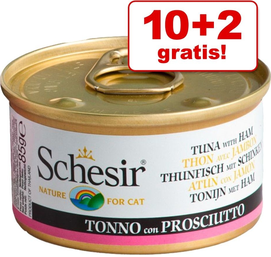 Schesir jelly tuňák & krevety 12 x 85 g