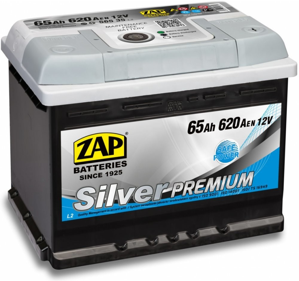 ZAP Silver Premium 12V 65Ah 620A 56535