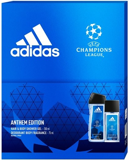 Adidas UEFA Anthem edition deodorant sklo 75 ml + SG 2in1 250 ml