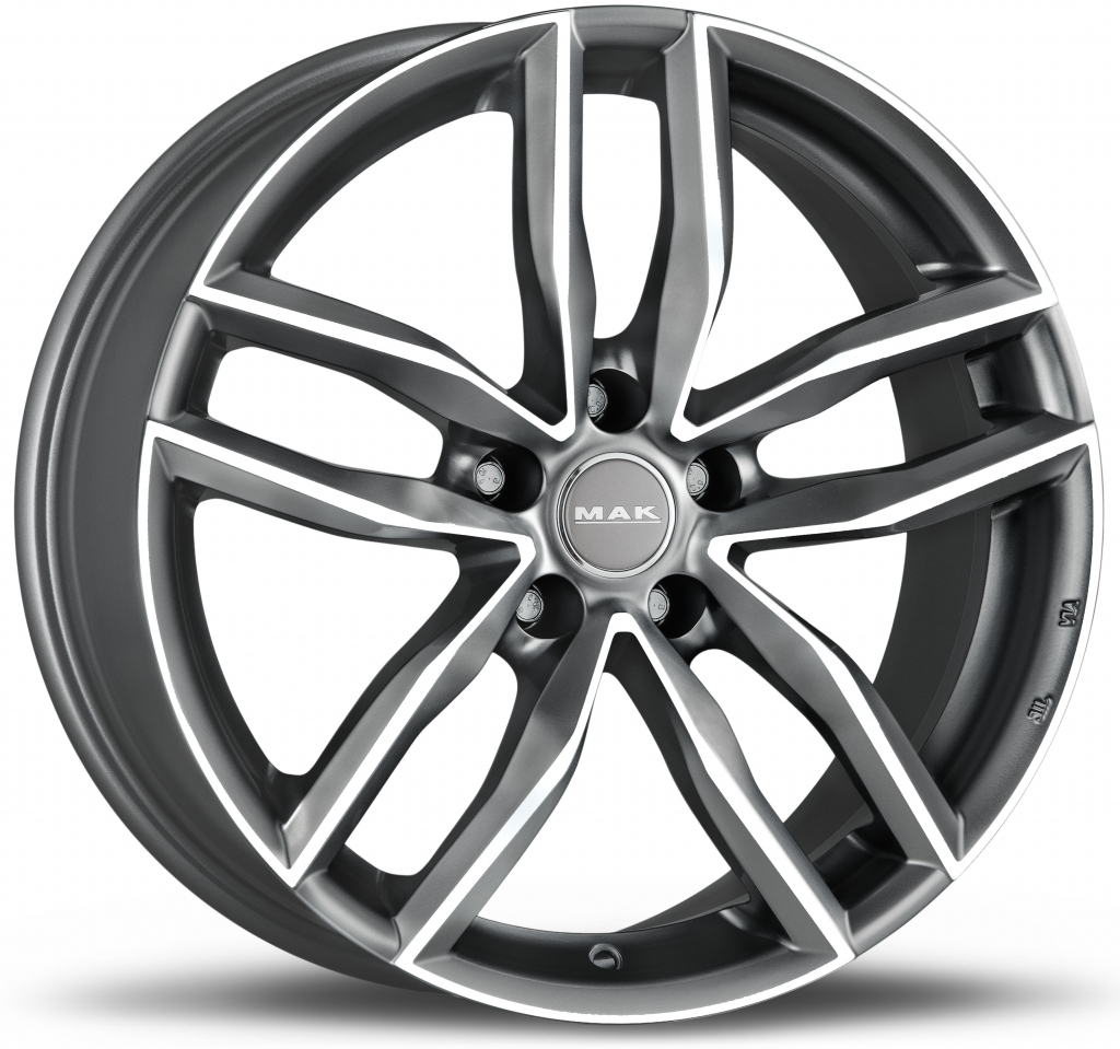 MAK Sarthe 7x17 5x100 ET38 gunmetal mirror