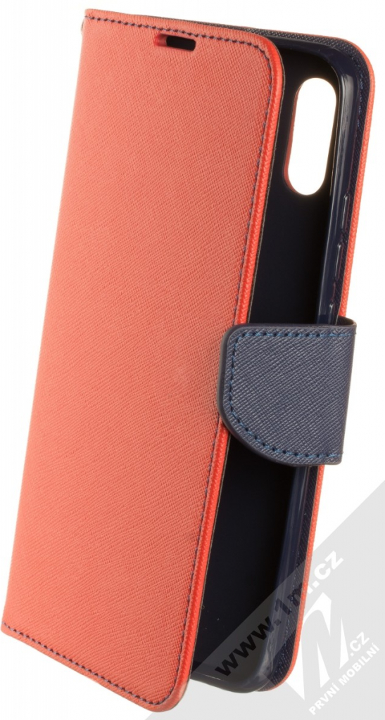 Pouzdro 1Mcz Fancy Book flipové Xiaomi Redmi 9A, Redmi 9AT červená modré