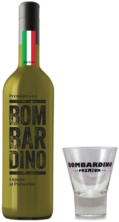 Bombardino Premium al PISTACCHIO 17% 1 l (holá láhev)