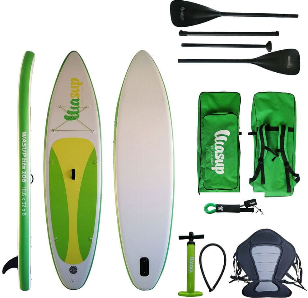 Paddleboard Wasup Lite 106 10.6x32x6 set