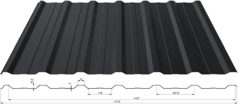 Blachotrapéz T18 Plus pozink 1 m²