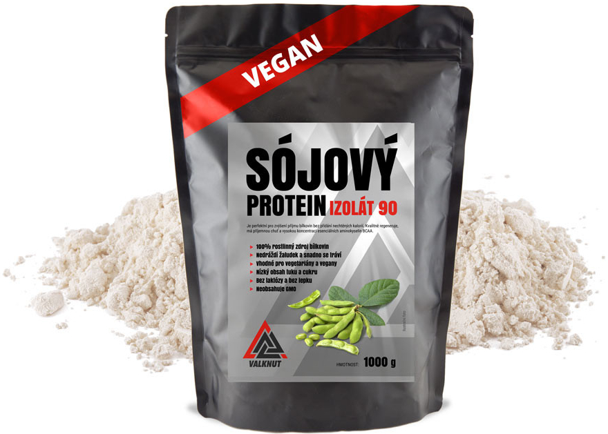 VALKNUT Protein Sójový Izolát 90% 1000 g