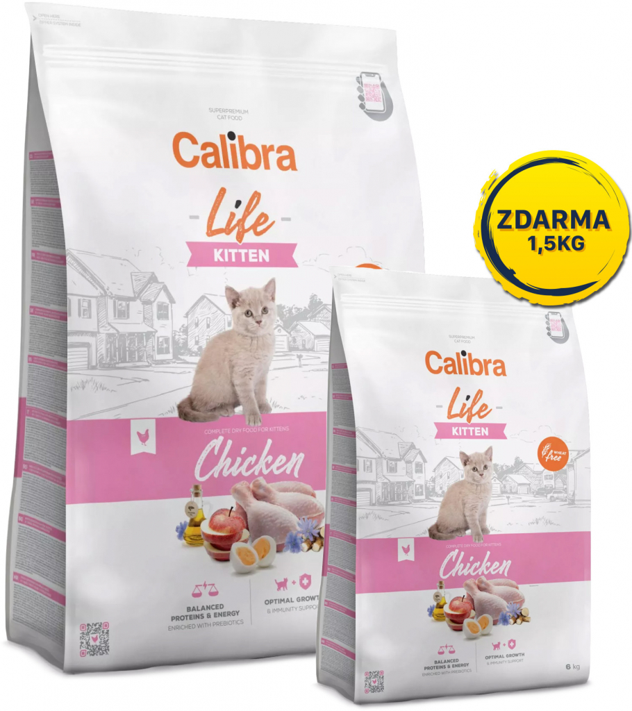 Calibra Life Kitten Chicken 6 kg