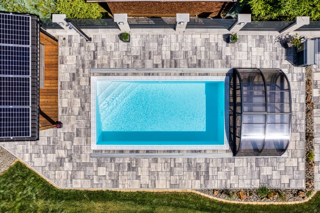 Qbig Benefit Přelivový bazén 4 x 8 x 1,2 m
