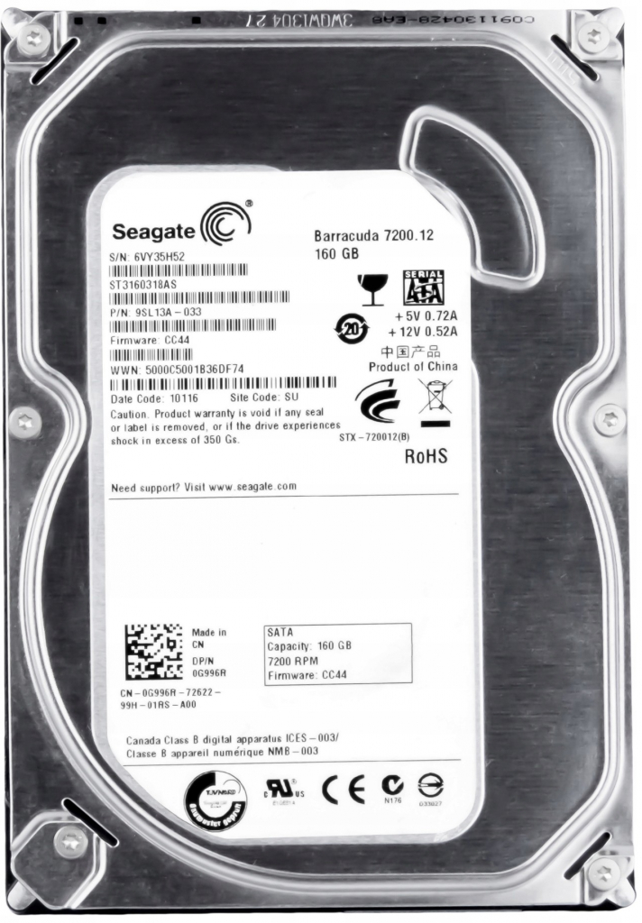 Seagate Barracuda 7200.12 160GB, 3,5\