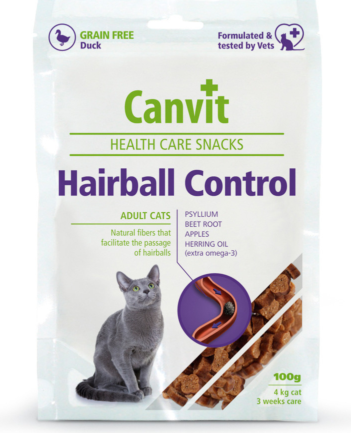 Canvit Health Care Snack Hairball pro kocky 100 g