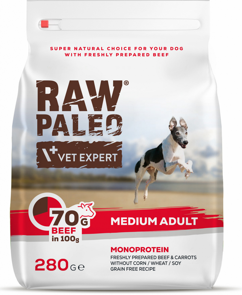 Vetexpert Raw Paleo Beef adult medium 2,5 kg