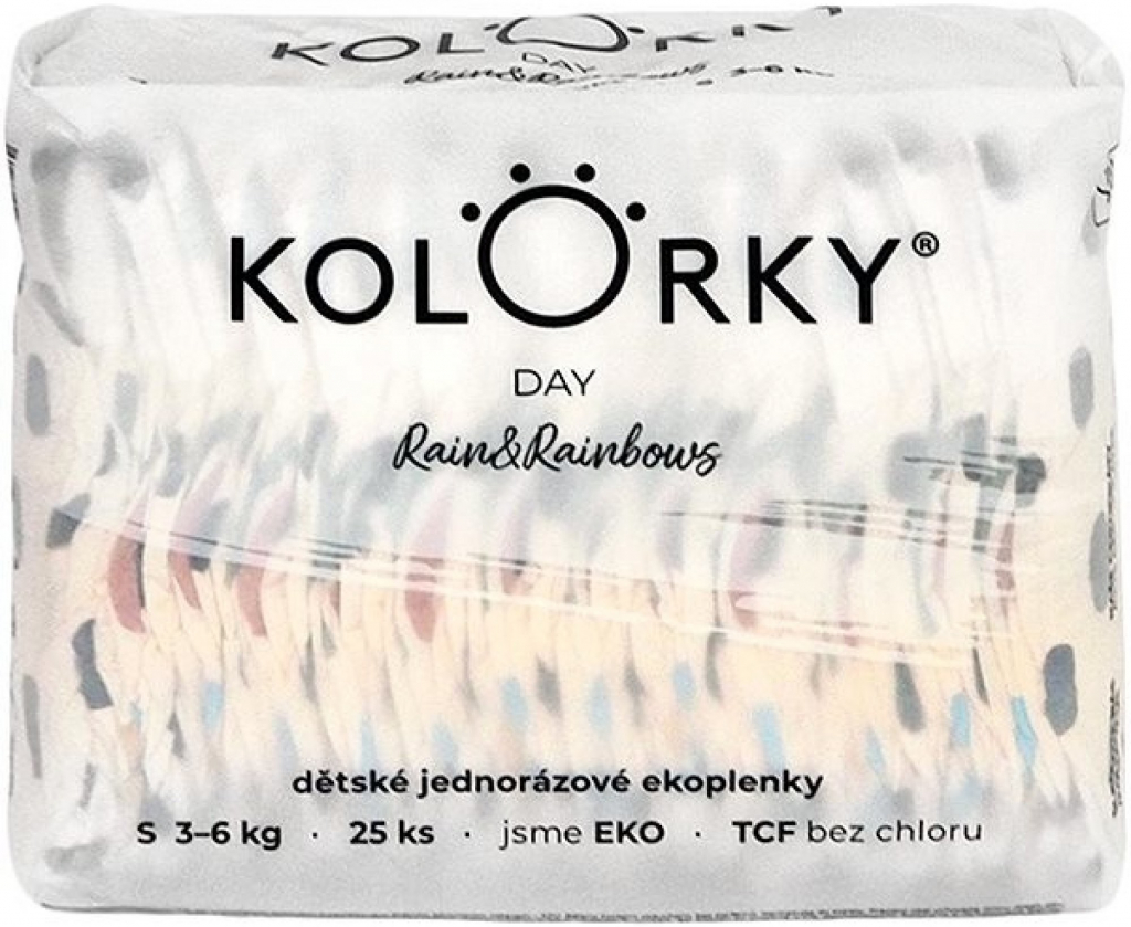 KOLORKY DAY eko déšť&duhy M 5-8 kg 21 ks