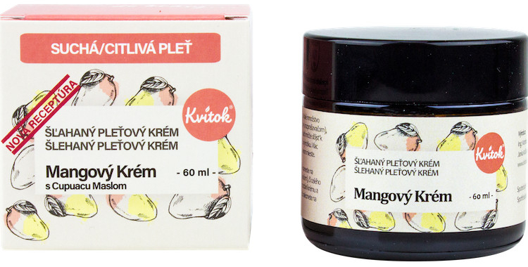 Kvítok mangový krém pro suchou a citlivou pleť 60 ml