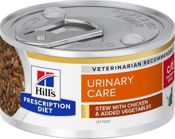 Hill\'s Prescription Diet C/D Urinary Stress Chicken & Vegetable Stew 82 g