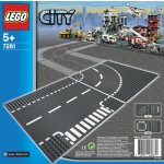 Lego City 7281 Křižovatka T + zatáčka