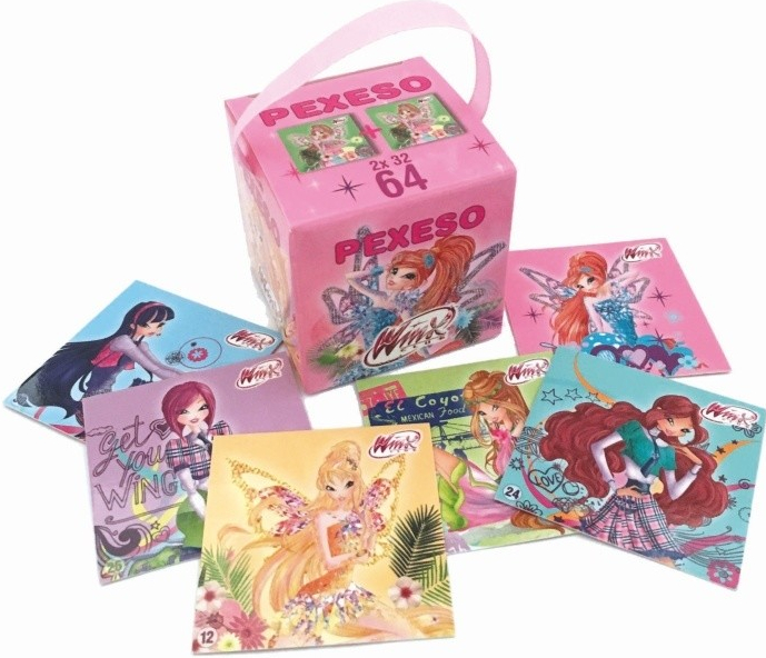 Pexeso v krabičce s úchypem: Winx club