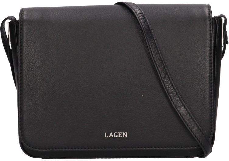 Lagen dámská kožená kabelka BLC-222/2061 černá