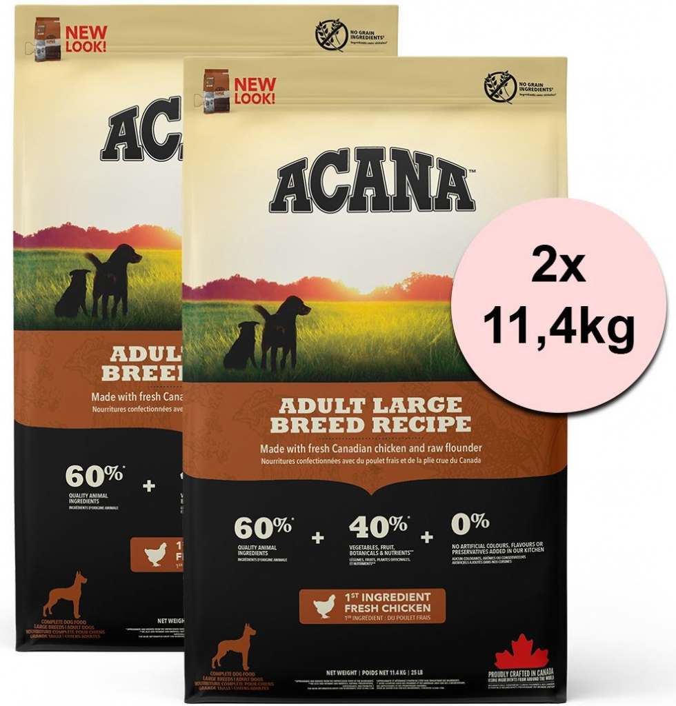 Acana Adult Large Breed Recipe 2 x 11,4 kg