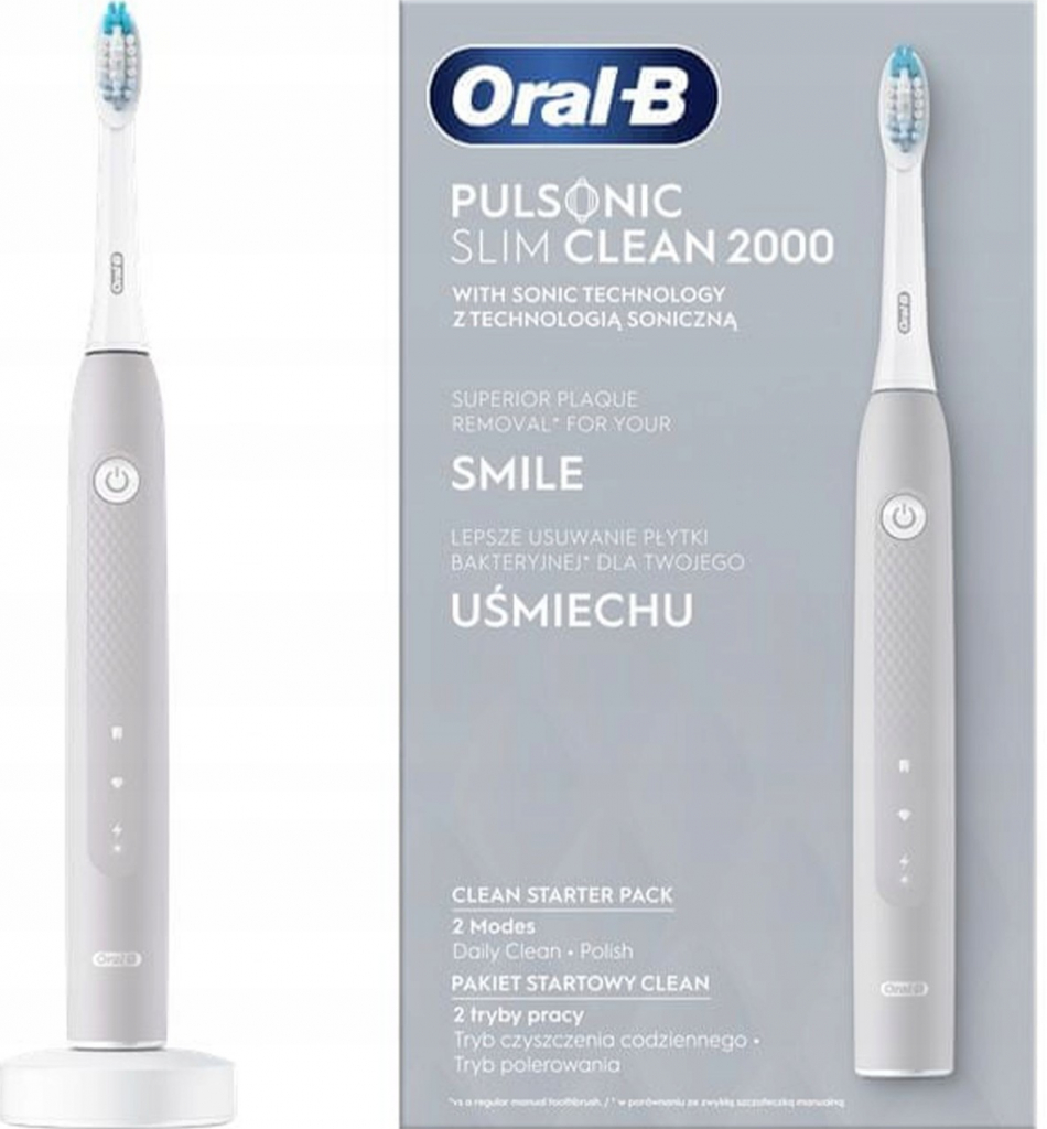 Oral-B Pulsonic Slim Clean 2000 Grey