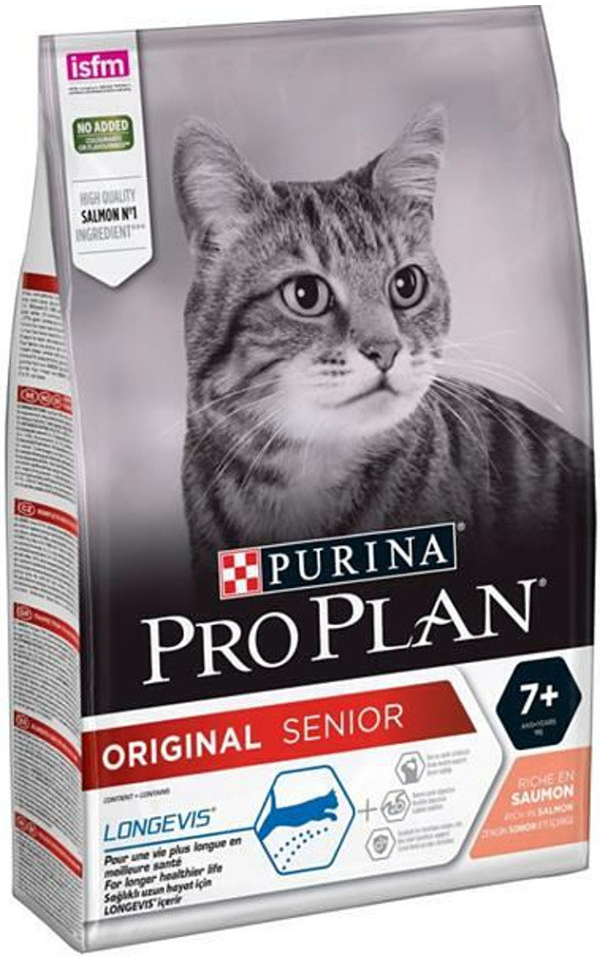 Pro Plan Senior 7+ salmon granule pro kočky 3 kg