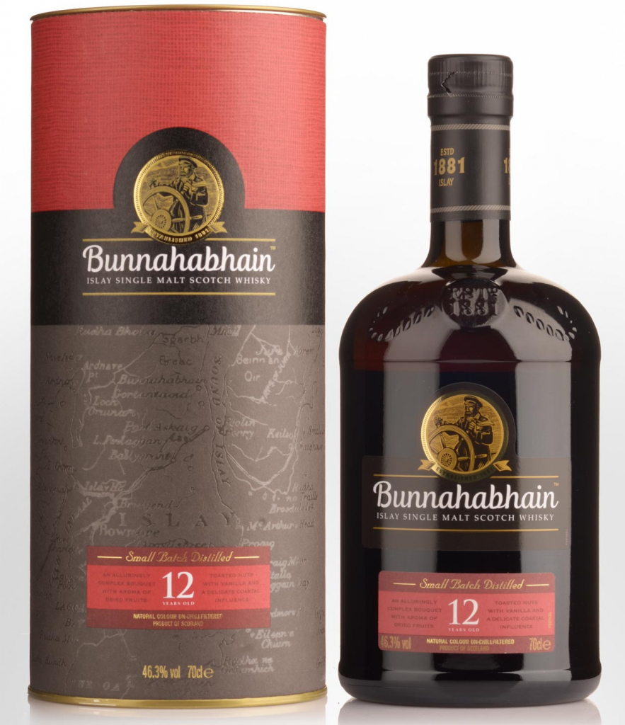 Bunnahabhain 12y 46,3% 0,7 l (tuba)